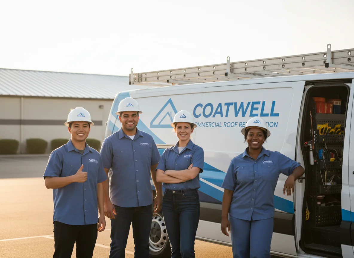 Commercial roof coating company in Longton, KS